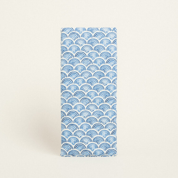 Beauty Home ΔΙΑΚΟΣΜΗΤΙΚΟ ΛΑΜΠΑΔΑΣ 35 x 22 cm ΜΠΛΕ ΚΥΜΑΤΑ