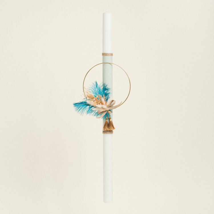 Beauty Home ΛΑΜΠΑΔΑ ΒΑΠΤΙΣΗΣ ΣΤΕΦΑΝΙ ΧΡΥΣΟ ΜΕ ΑΠΟΞΗΡΑΜΕΝΑ