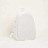 Beauty Home BACKPACK 43x35x23cm ΓΚΡΙ ΑΣΗΜΙ LUREX