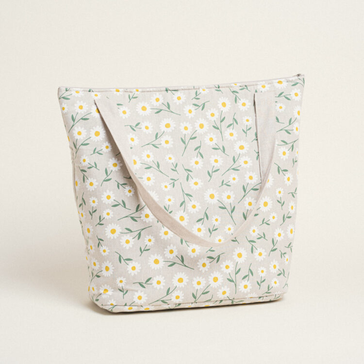 Beauty Home ΤΣΑΝΤΑ ΜΕ ΦΕΡΜΟΥΑΡ 53 X 43 cm  ΜΑΡΓΑΡΙΤΕΣ