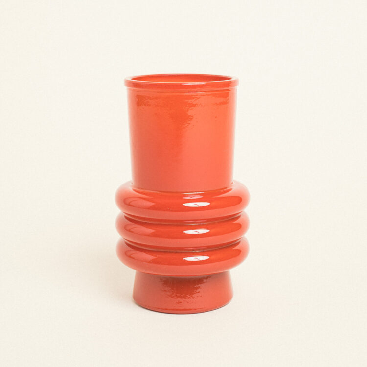 Beauty Home Γυάλινο Βάζο Ελάνη 17 CM