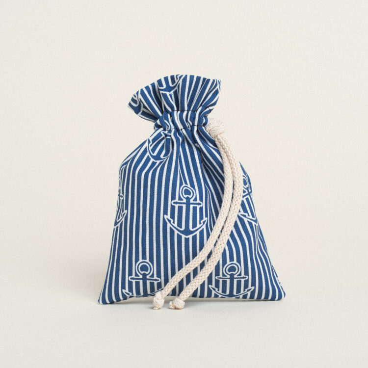 Beauty Home ΠΟΥΓΚΙ ΜΕ ΚΟΡΔΟΝΙ 12 x 17 cm  ΑΓΚΥΡΑ ΡΙΓΕ ΜΠΛΕ