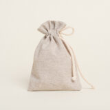 Beauty Home ΠΟΥΓΚΙ ΜΕ ΚΟΡΔΟΝΙ 12 x 17 cm  ΜΠΕΖ ΧΡΥΣΟ LUREX