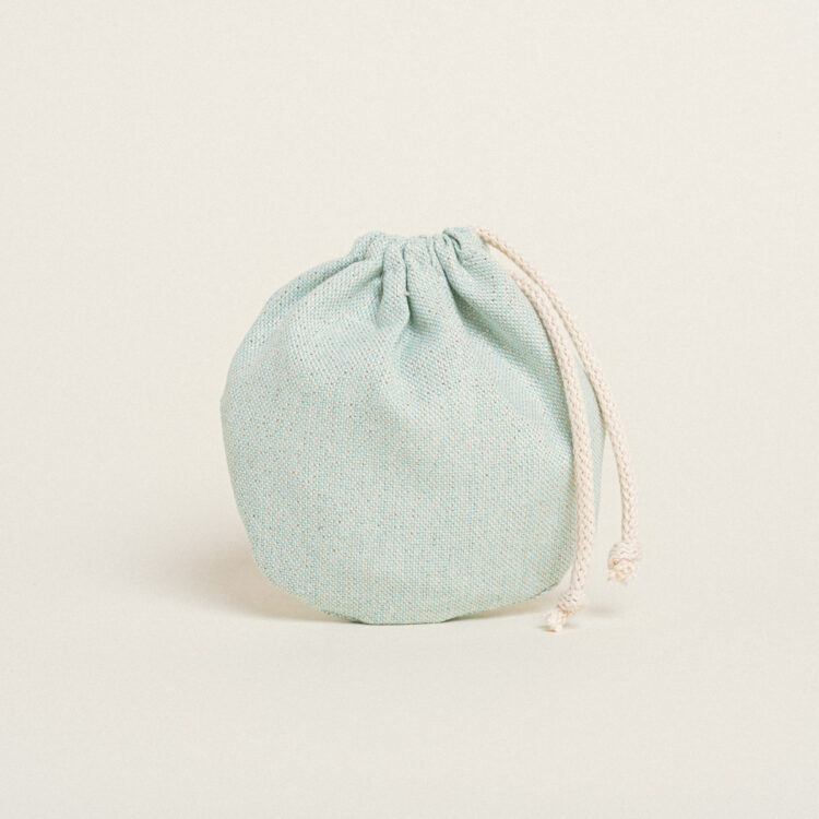 Beauty Home ΠΟΥΓΚΙ ΟΒΑΛ ΜΕ ΚΟΡΔΟΝΙ 13 x 14 cm  ΒΕΡΑΜΑΝ ΧΡΥΣΟ LUREX