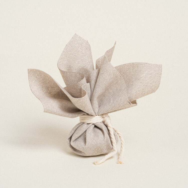 Beauty Home ΜΑΝΤΗΛΙ 27 x 27 cm ΜΠΕΖ ΧΡΥΣΟ LUREX