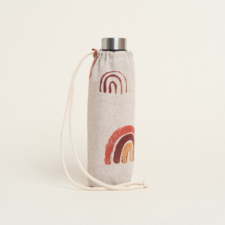 Beauty Home ΘΗΚΗ ΓΙΑ ΜΠΟΥΚΑΛΙ ΜΕ ΚΟΡΔΟΝΙ 22 x 12 cm ΚΕΡΑΜΥΔΙ ΟΥΡΑΝΙΟ ΤΟΞΟ