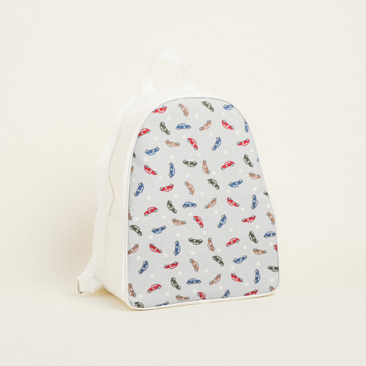 Beauty Home BACKPACK 43x35x23cm ΜΙΝΙ ΑΥΤΟΚΙΝΗΤΑΚΙΑ ΓΚΡΙ