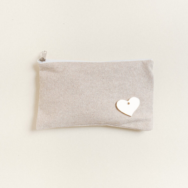 Beauty Home ΠΟΡΤΟΦΟΛΑΚΙ 9 x 16 cm ΜΠΕΖ ΧΡΥΣΟ LUREX