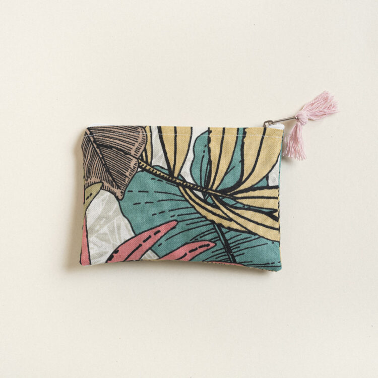 Beauty Home ΠΟΡΤΟΦΟΛΑΚΙ 9 x 16 cm ΤΡΟΠΙΚΟ ΠΑΣΤΕΛ