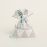 Beauty Home ΠΟΥΓΚΙ 12 x 17 cm ΖΑΚΑΡ ΤΡΙΓΩΝΟ ΡΕΤΡΟ ΜΠΕΖ