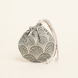 Beauty Home ΠΟΥΓΚΙ ΟΒΑΛ ΜΕ ΚΟΡΔΟΝΙ 13 x 14 cm  ΛΑΔΙ ART DECO 140 CM