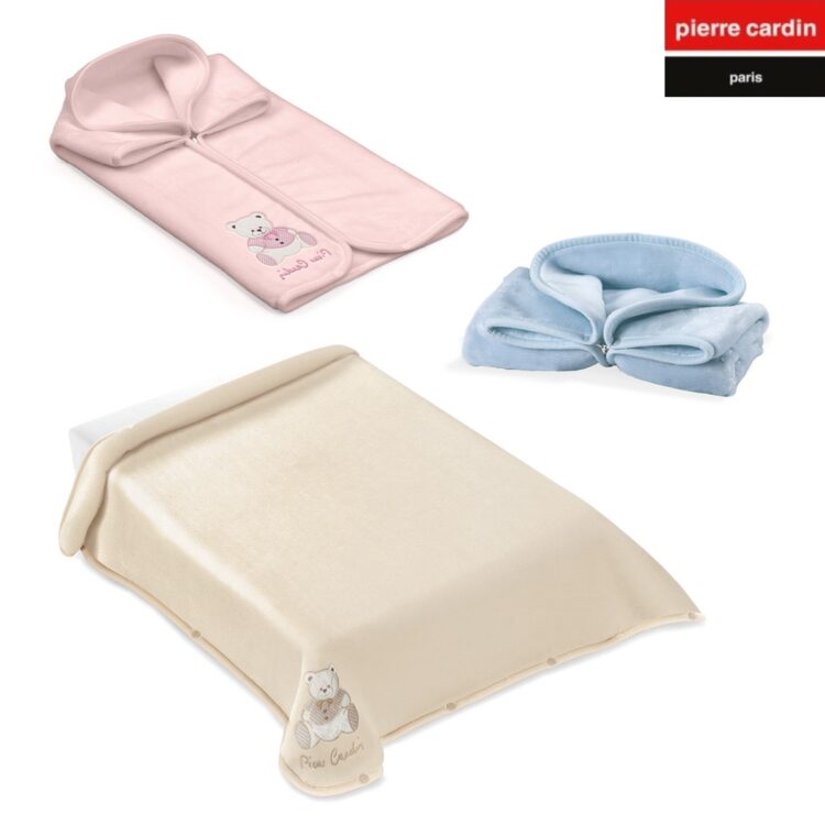 ΚΟΥΒΕΡΤΑ ΥΠΝΟΣΑΚΟΣ 80Χ90 PIERRE CARDIN  (745) - Pink