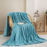 ΚΟΥΒΕΡΤΑ  FLEECE ΥΠΕΡΔΙΠΛΟ 220X240 ADAM HOME (550)  AQUA(25)