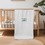 ΚΟΥΒΕΡΤΑ ΠΙΚΕ ΚΟΥΝΙΑΣ 110X140 ADAM HOME  DINO WHITE