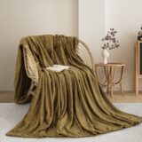 ΚΟΥΒΕΡΤΑ  FLEECE ΗΜΙΔΙΠΛΟ 180X240 ADAM HOME (550) HONEY GOLD (75)