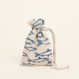 Beauty Home ΠΟΥΓΚΙ ΜΕ ΚΟΡΔΟΝΙ 12 x 17 cm  ΨΑΡΙΑ ΜΕ ΟΨΗ ΖΩΓΡΑΦΙΣΜΕΝΑ ΣΤΟ ΧΕΡΙ