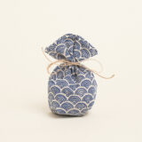 Beauty Home ΠΟΥΓΚΙ ΜΕ ΒΑΣΗ 8 x 12 cm ΜΙΝΙ ΜΠΛΕ ΚΥΜΑΤΑ