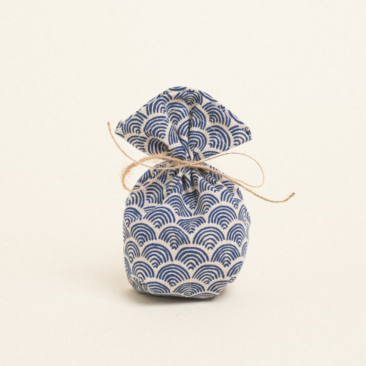 Beauty Home ΠΟΥΓΚΙ ΜΕ ΒΑΣΗ 8 x 12 cm ΜΙΝΙ ΜΠΛΕ ΚΥΜΑΤΑ