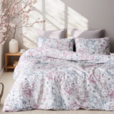 Beauty Home Σετ σεντόνια υπέρδιπλα με λάστιχο Ninet Art 12252 170x200+30 Γκρι