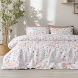 Beauty Home Σετ σεντόνια υπέρδιπλα με λάστιχο Anthia Art 12253 170x200+30 Μπεζ