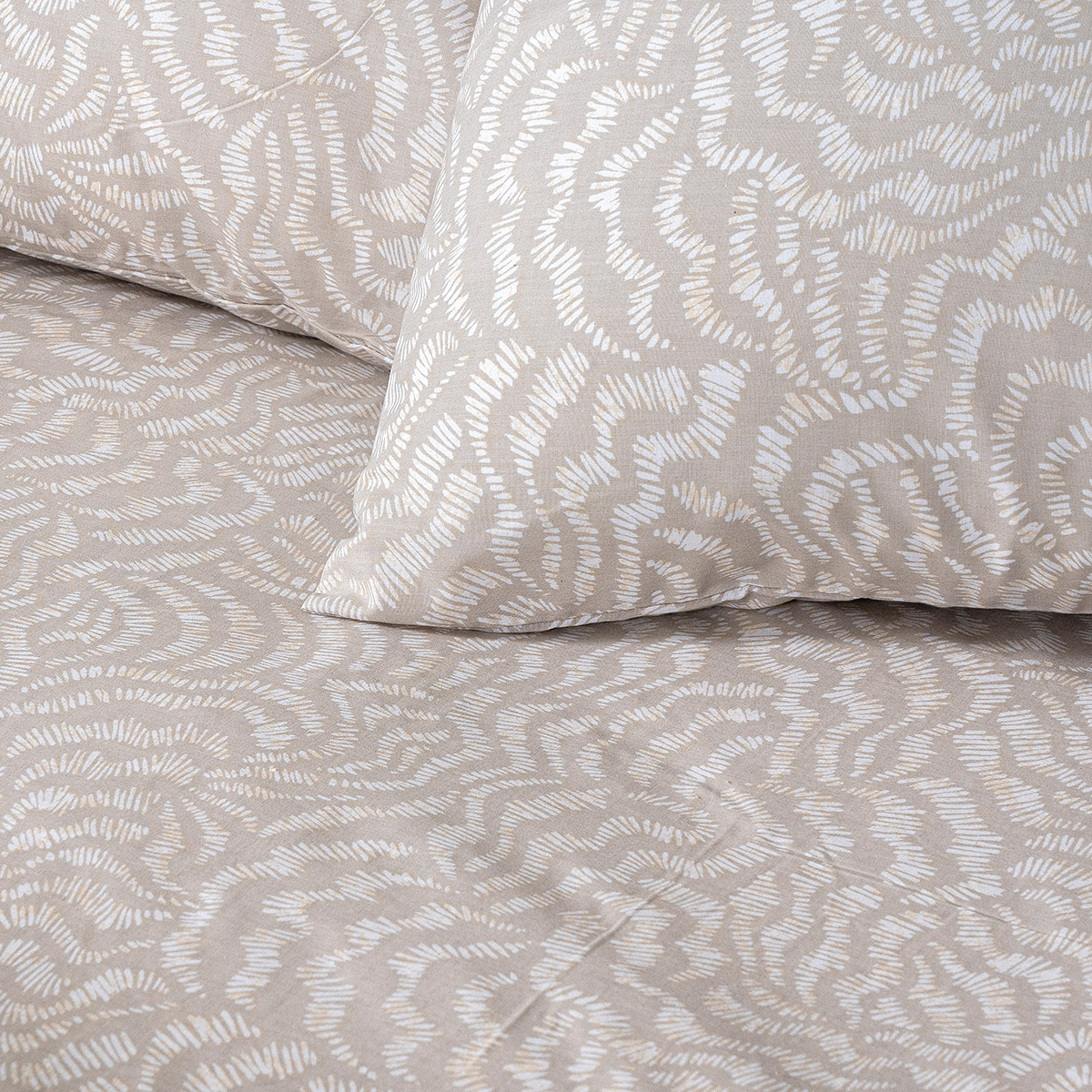 Beauty Home Σετ σεντόνια μονά Iris Art 12260 170x260 Μπεζ - Image 2