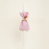 Beauty Home ΛΑΜΠΑΔΑ ΒΑΠΤΙΣΗΣ ΜΟΝΟΧΡΩΜΟ ΒΑΜΒΑΚΕΡΟ 100% ΣΑΠΙΟ ΜΗΛΟ