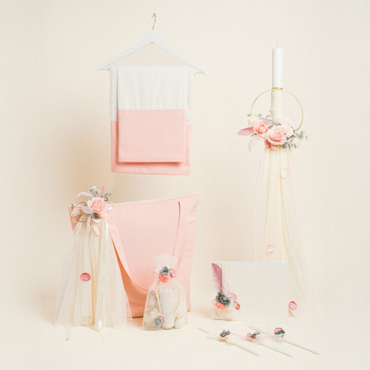 Beauty Home ΣΕΤ ΒΑΠΤΙΣΗΣ ΜΟΝΟΧΡΩΜΟ PREMIUM ΣΟΜΟΝ