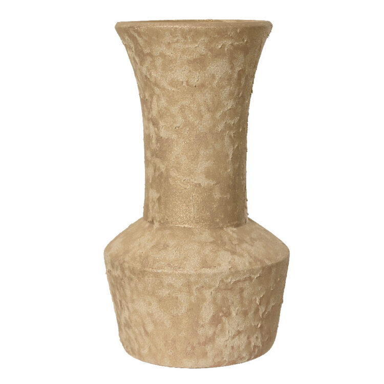 Beauty Home Κεραμικό Βάζο με Χρυσό Γκλίτερ 16cm x 30cm