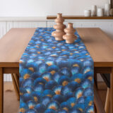 Beauty Home ΡΑΝΝΕΡ  ΚΥΜΑΤΑ ΜΠΛΕ / ΧΡΥΣΟ