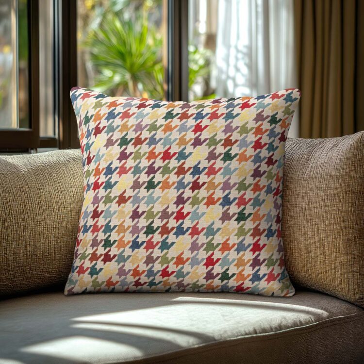 Beauty Home Μαξιλαροθήκη ΣΤΟΦΑ PIED DE ΠΟΛΥΧΡΩΜΟ