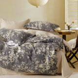 Beauty Home Σετ πάπλωμα υπέρδιπλο Art 12284 Avgi 220x240 Ανθρακί