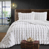 Beauty Home Κουβερτοπάπλωμα king size Art 12661 240x260 Λευκό