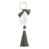 Beauty Home ΚΡΕΜΑΣΤΟ ΚΕΡΑΜΙΚΟ ΔΑΚΡΥ ΜΕ PLEXI GLASS MATI ΑΣΗΜΙ ΠΡΑΣΙΝΟ ΕΥΚΑΛΥΠΤΟΥ