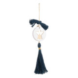 Beauty Home ΚΡΕΜΑΣΤΟ ΣΤΡΟΓΓΥΛΟ ΚΕΡΑΜΙΚΟ ME PLEXI ΑΓΓΕΛΟΣ ΧΡΥΣΟ ΠΕΤΡΟΛ