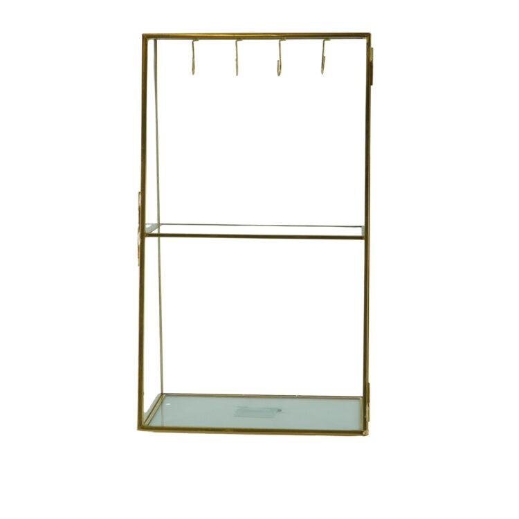 Beauty Home Μεταλλικό Στάντ Κοσμημάτων Χρυσό 18 x 11 x 31 cm