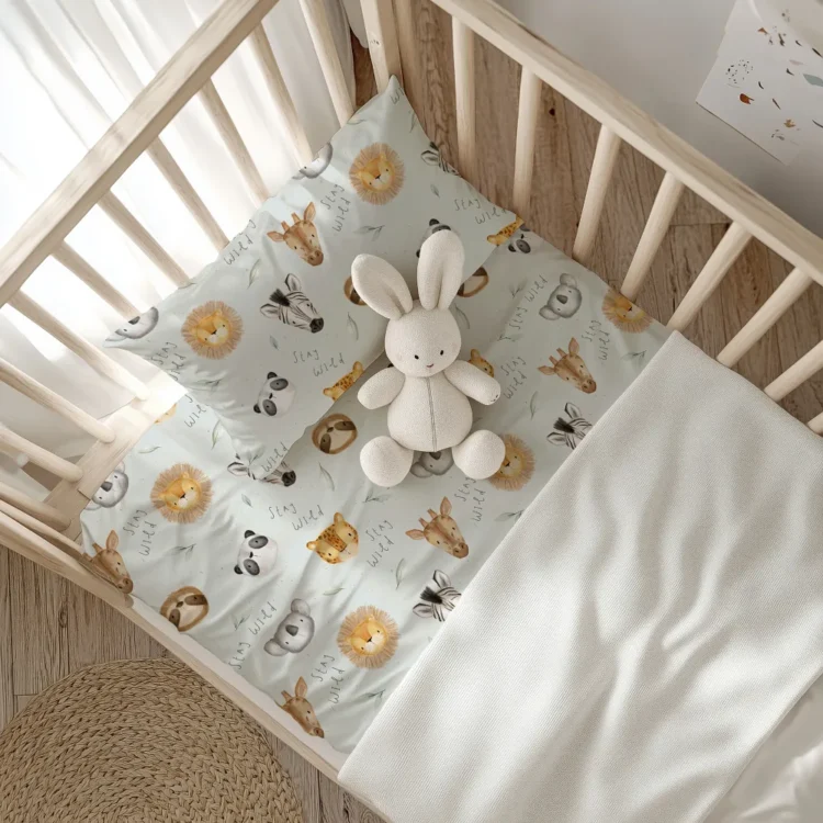 Σεντόνια Κούνιας Σετ Stay Wild