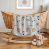 Σεντόνια Λίκνου Σετ Stay Wild