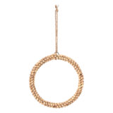 Beauty Home Ξύλινο Στεφάνι  με Χάντρες 15 cm