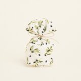 Beauty Home ΠΟΥΓΚΙ ΜΕ ΒΑΣΗ 8 x 12 cm  ΜΙΚΡΕΣ ΕΛΙΕΣ ΛΕΥΚΟ ΦΟΝΤΟ 140 CM