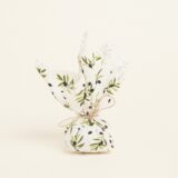 Beauty Home ΜΑΝΤΗΛΙ 27 x 27 cm  ΜΙΚΡΕΣ ΕΛΙΕΣ ΛΕΥΚΟ ΦΟΝΤΟ 140 CM