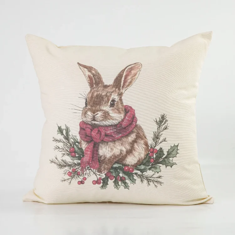Μαξιλάρι Διακοσμητικό Χριστουγεννιάτικο Printed Σχέδιο 100