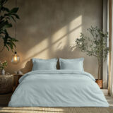 Beauty Home Ζεύγος μαξιλαροθήκες μονόχρωμες Art 1700 Harmony 52x73 Σιελ