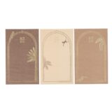 Beauty Home 9 Κάρτες χάρτινες menu με θέμα “Ανατολής” – Καφέ