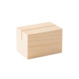 Beauty Home Ξύλινη βάση για καρτελάκι 4 x 6 x 4 cm