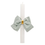 Beauty Home ΛΑΜΠΑΔΑ ΛΕΥΚΗ 33cm ΦΙΟΓΚΟΣ ΒΕΡΑΜΑΝ ΧΡΥΣΟ LUREX