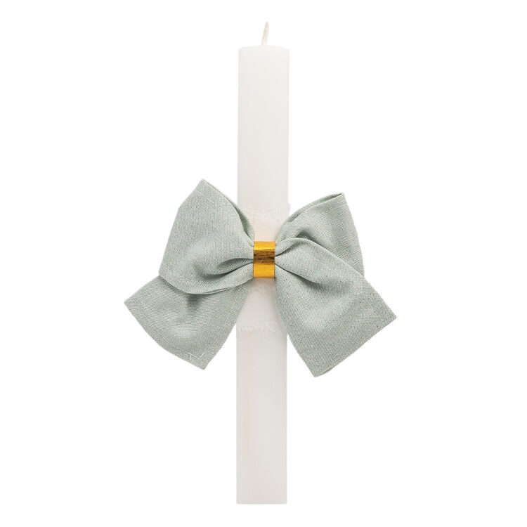 Beauty Home ΛΑΜΠΑΔΑ ΛΕΥΚΗ 33cm ΦΙΟΓΚΟΣ ΒΕΡΑΜΑΝ ΧΡΥΣΟ LUREX