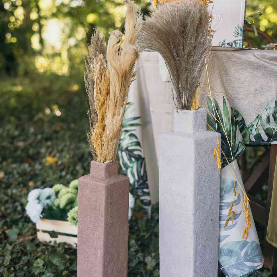 Beauty Home Βάζο Vera Κεραμικό Ιβουάρ 13x60x13cm - Image 2