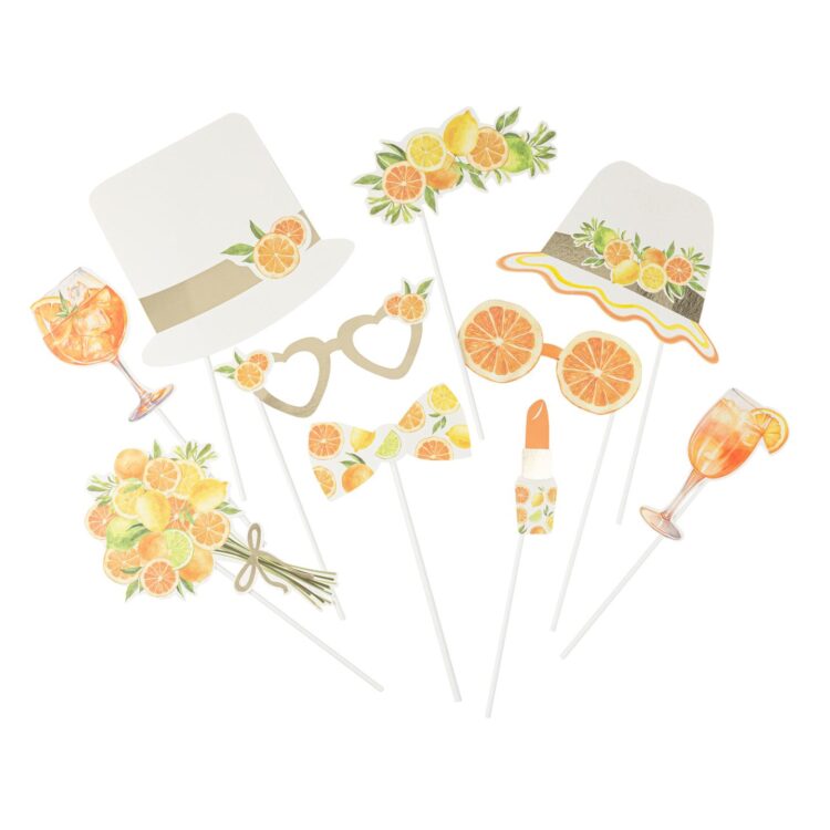 Beauty Home Κιτ Φωτογραφικού Θαλάμου με θέμα “Fizz Citrus” 10 τεμάχια