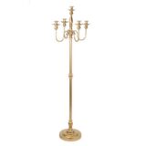 Beauty Home Κηροπήγιο μεταλλικό Prestige – Χρυσό 45 x 1