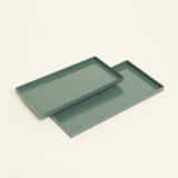 Beauty Home Μεταλλικοί Δίσκοι ΣΕΤ 2 ΤΜΧ 28 x 14 cm